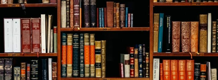 Shelves of books