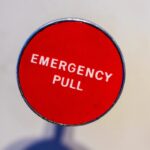 Campus in Crisis: Image of red "Emergency Pull" button
