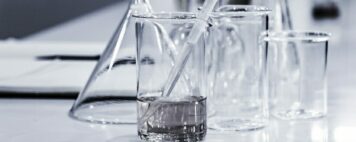 Undergraduate Research: Image of Beakers in a Lab