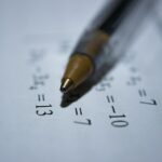 An image of math homework