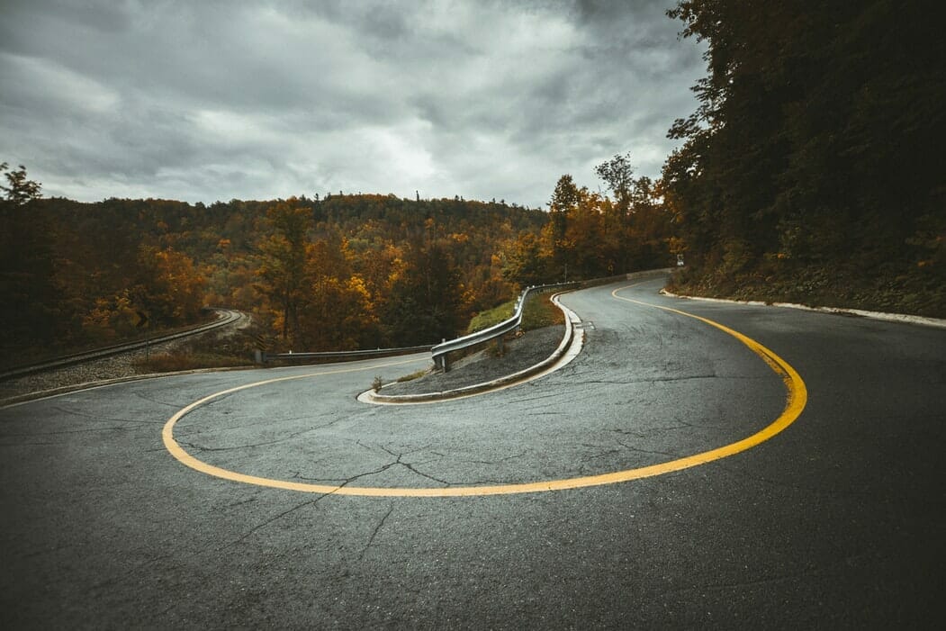 Presidential Dialogues - Effecting Change - Image of a Highway Switchback