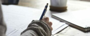 Training Academic Advisors: Image of a Student Studying at a Table