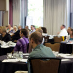 group of attendees at a conference