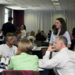 group of attendees at a conference