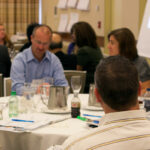 group of attendees at a conference