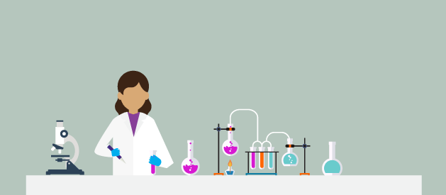 STEAM: A scientist in a lab