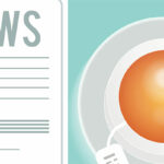 illustration of a news article