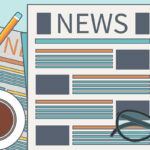 illustration of a news article