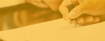 writing in a book