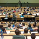 lecture hall full of students