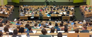 lecture hall full of students