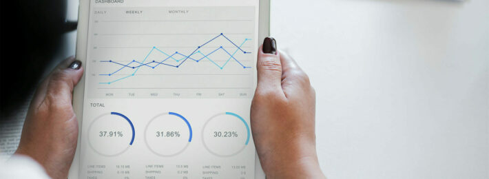 Student Data: Man looking at a chart