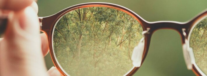 Challenging Andocentrism - Recognizing Women's Vision - Photo of Forest Seen Through Glasses
