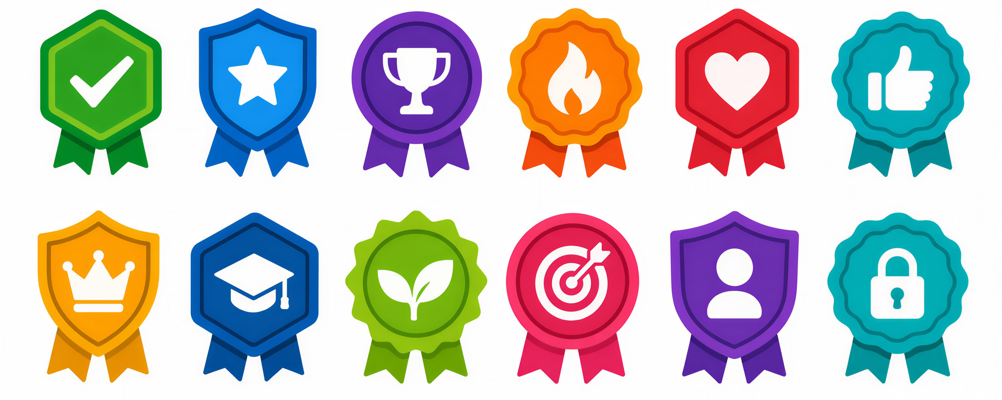 Multiple digital badges