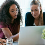 Business women in a meeting