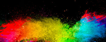 Abstract color explosion