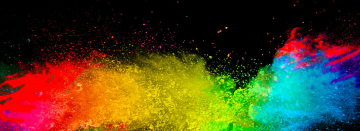 Abstract color explosion