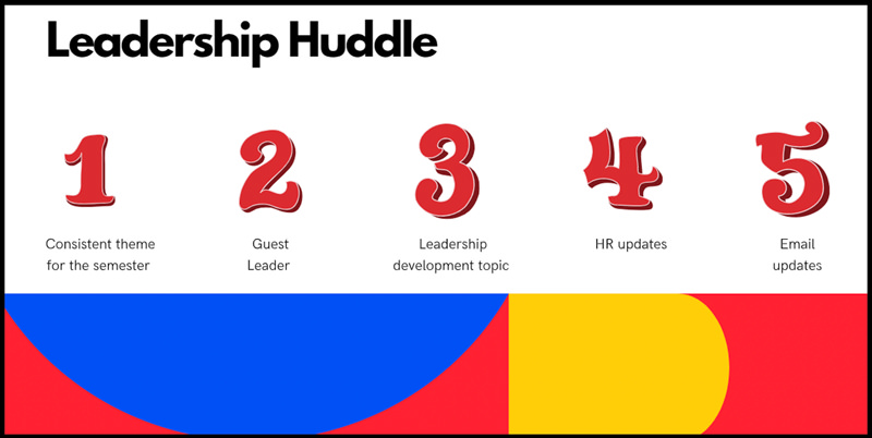 Leadership Huddle image