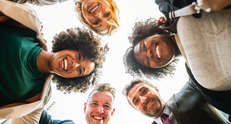 Diverse professionals