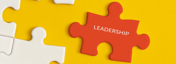 Leadership puzzle concept