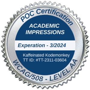 POC Certification valid through March 2024