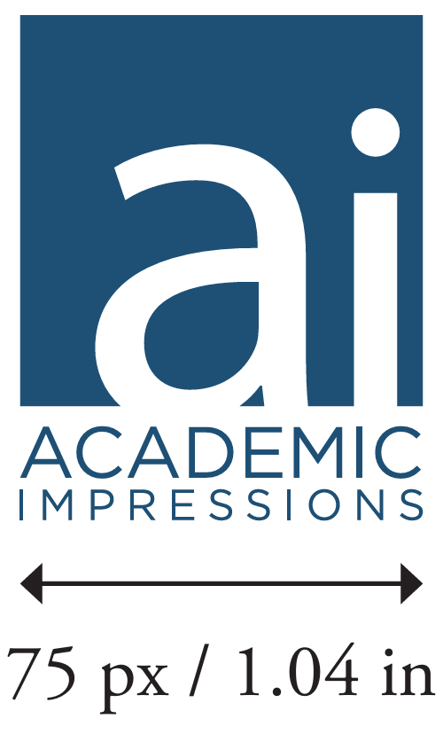 AI stacked logo minimum size