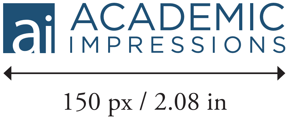 AI vertical logo minimum size